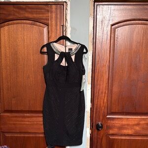 Elegant Black Sleeveless Dress Melrose Social